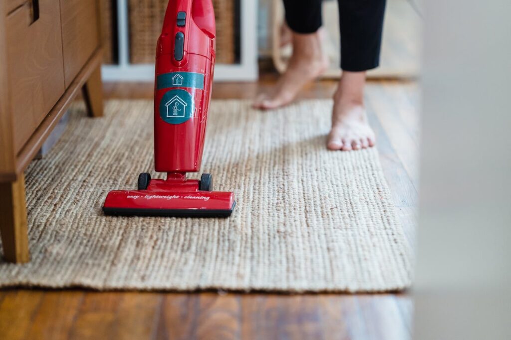 dog shedding: vacuuming